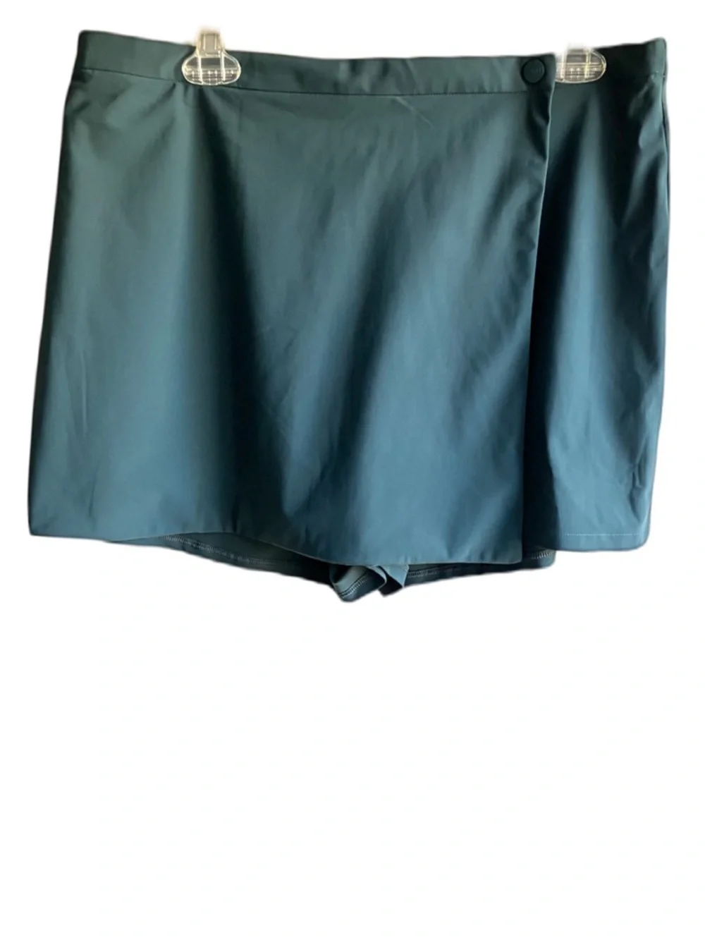 Vuori Miles Sport Skirt Size XL Teal Performance Wrap Skort Tennis Preppy Pocket - Picture 5 of 11